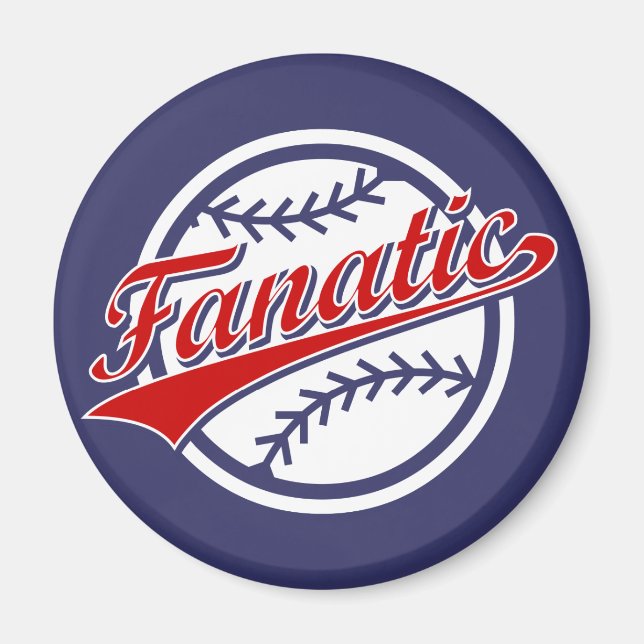 Imã Baseball Fanático (Frente)