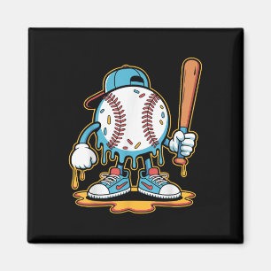Imã Baseball Lifestyle 101 Tee Youth Baseball Drip Ice
