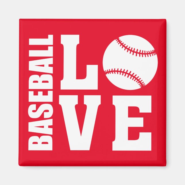 Imã Baseball Love (Frente)