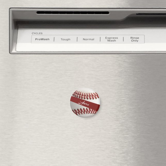 Imã Baseball Personalizado (In Situ (Dishwasher))