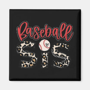 Imã Baseball Sis Vintage Esporte Sobrevivência Irmã Mã