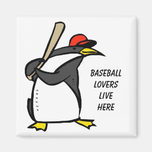 Imã basebol do pinguim, basebol loverslive aqui