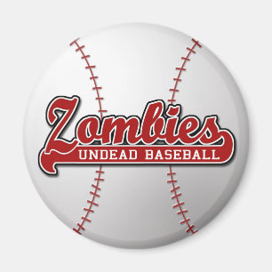 Imã Basebol do vivo dos ZOMBIS - ímã