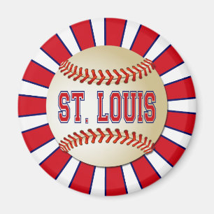 IMÃ BASEBOL RETRO DE ST LOUIS