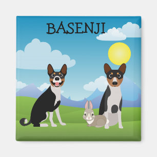 Imã Basenji Bunny ama Black e Tan Hound