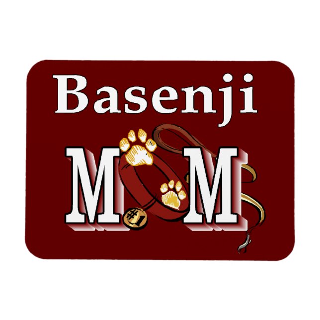 Ímã Basenji Dog MOM (Horizontal)