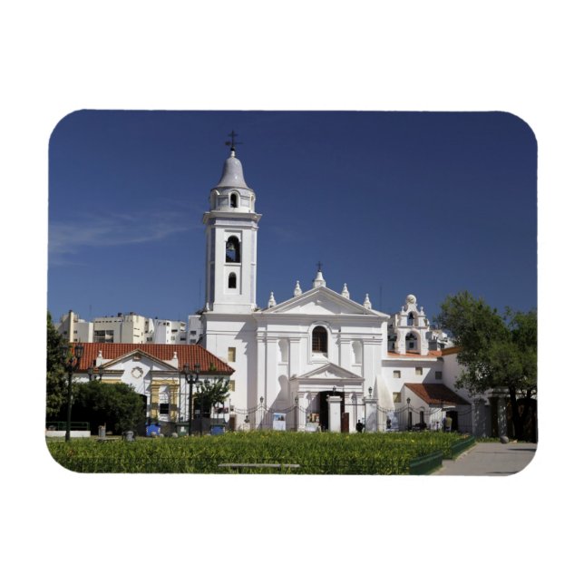 Ímã Basílica Nuestra Señora del Pilar em Recoleta (Horizontal)