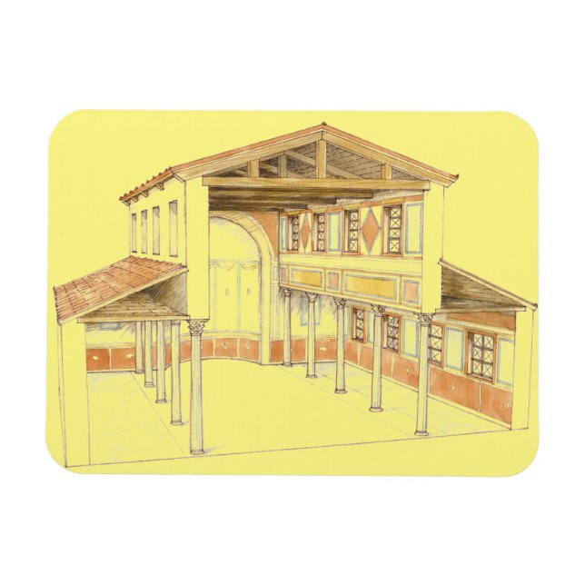 Ímã Basilica romana (Horizontal)