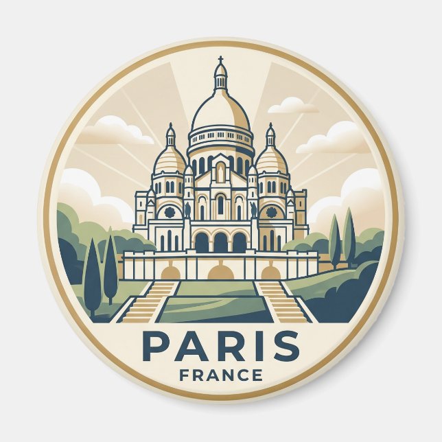 Imã Basílica Sacré-Cœur França (Frente)