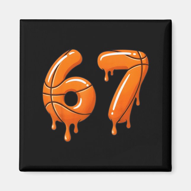 Imã Basketball 67 Meme Funny Cool Slam Dunk For Boys K (Frente)