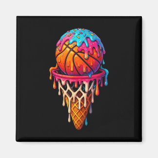 Imã Basketball Ice Cream Drip For Boys Girls Youth Bas