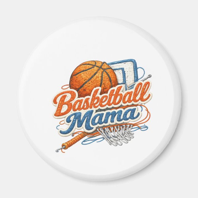 Imã Basketball Mama Magnet (Frente)