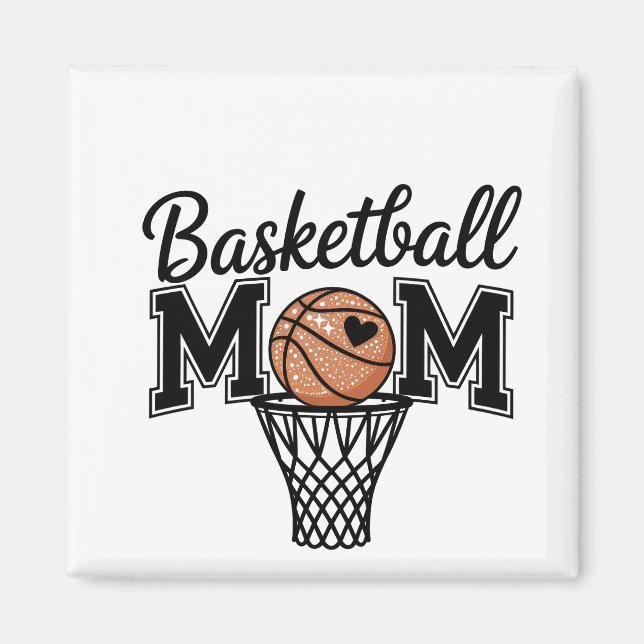 Imã Basketball Mom Magnet (Frente)