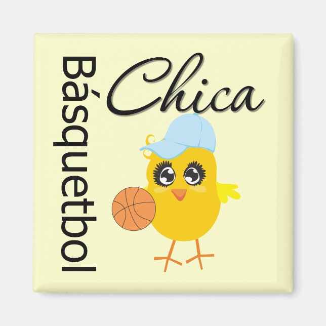 Imã Básquetbol Chica (Frente)
