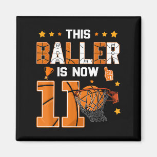 Imã Basquete De Aniversário De 11, Este Chamador É Ago