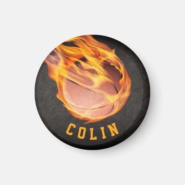 Imã Basquete de Fiery Personalizado (Frente)