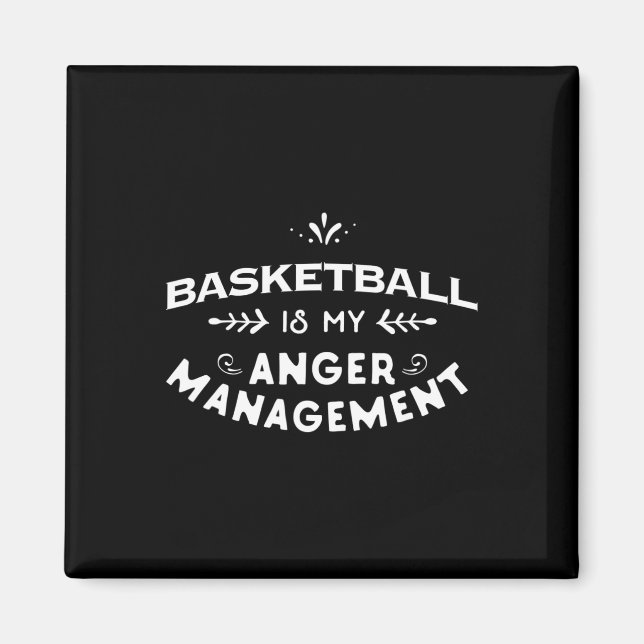 Imã Basquete Divertido de Basquete é minha gestão de r (Frente)
