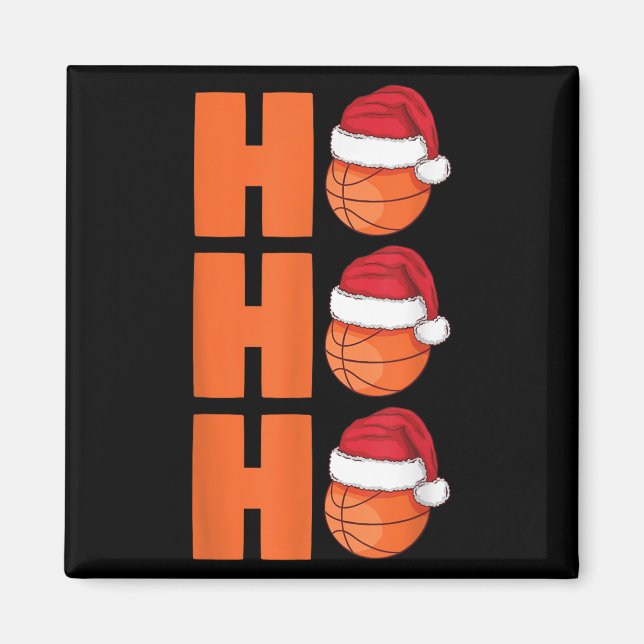 Imã Basquete do Papai Noel do Natal  (Frente)