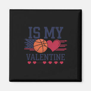 Imã Basquete É Meu Coração No Dia de os namorados