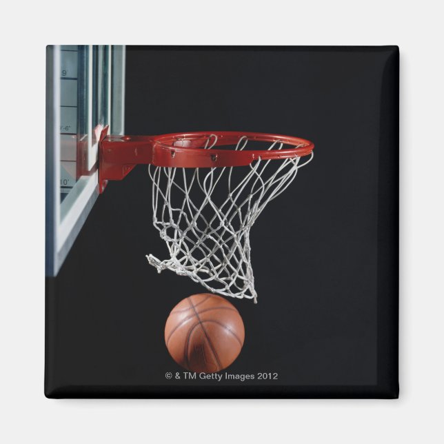 Imã Basquete em Hoop (Frente)