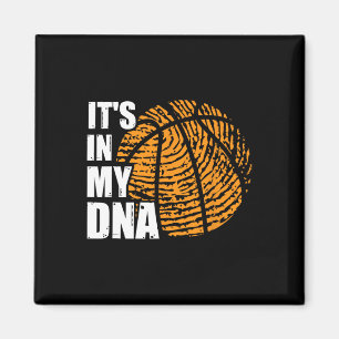 Imã Basquete está no meu DNA Fingerprint Fun Basketba