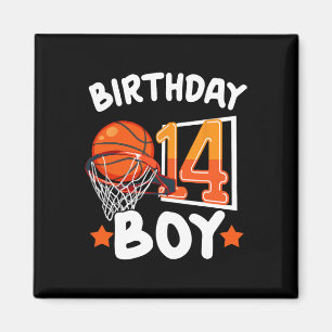 Imã Basquete Im 14 Anos 14 Aniversário Decor