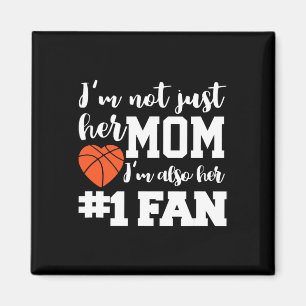 Imã Basquete Mãe Número Um Ventilador de Basquete Mães