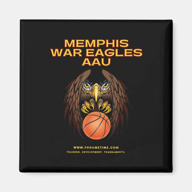 Imã Basquete Memphis War Eagles Aau (Frente)