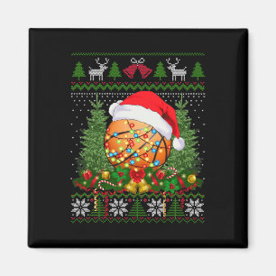 Imã Basquete Natal Ugly Family Presente Esportes Lover