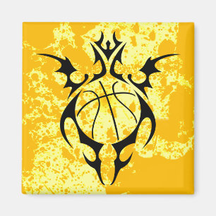 Imã basquete. tribal.