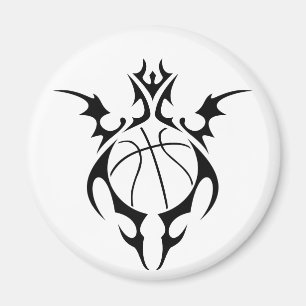 Imã basquete. tribal.