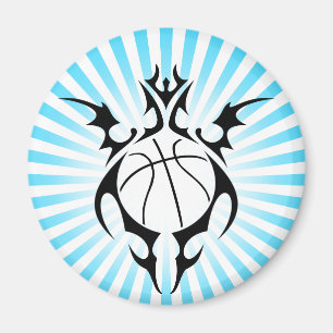 Imã basquete. tribal.