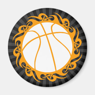 Imã basquete. tribal.