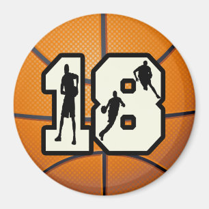 Imã Basquetebol do número 18