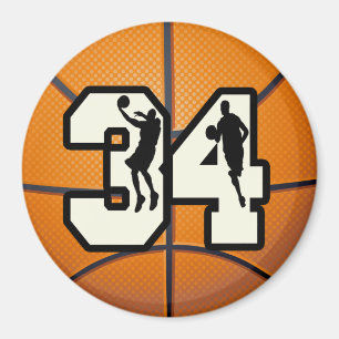 Imã Basquetebol do número 34