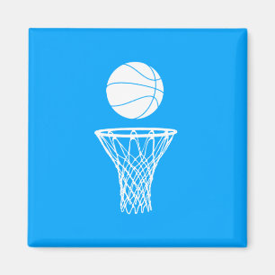 Imã Basquetebol e azul do ímã da aro