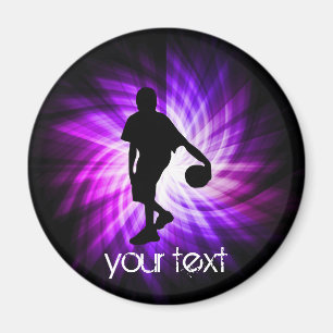 Imã Basquetebol roxo legal