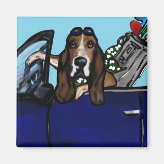 IMÃ BASSET HOUND GOLFER
