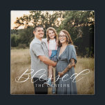 Imã Basta abençoar o Magnet de Fotografias Personaliza<br><div class="desc">Os presentes fotográficos são os melhores presentes! Facilmente personalizado com seu texto e/ou fotos para uma aparência personalizada. Desenhado por Berry Berry Sweet. Ver mais designs em www.berryberrysweet.com</div>