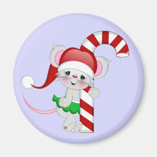 Imã Bastão de doces do rato do Natal