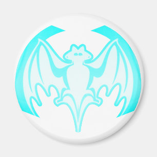 Imã Bat Cyan Inv The MUSEUM Zazzle Gifs
