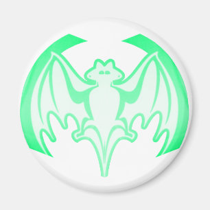 Imã Bat Green Inv The MUSEUM Zazzle Gifts