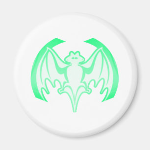 Imã Bat Green Inv The MUSEUM Zazzle Gifts