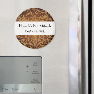 Imã Bat Mitzvah - Paisley Persa, Swirls - Brown