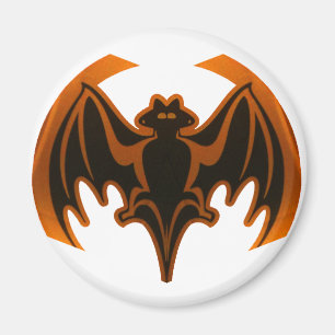 Imã Bat Orange O MUSEUM Zazzle dá presentes