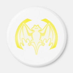 Imã Bat Yellow Inv The MUSEUM Zazzle Gifts