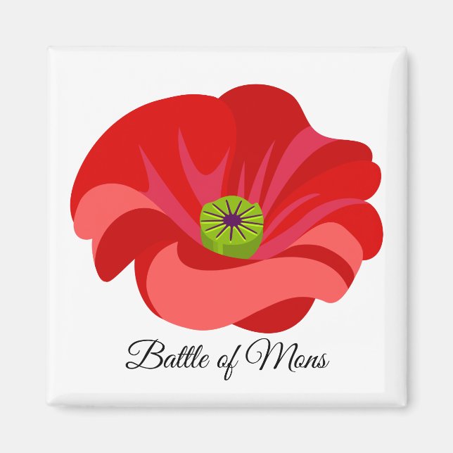 Imã Batalha de Mons - comemoração da FWW (Frente)