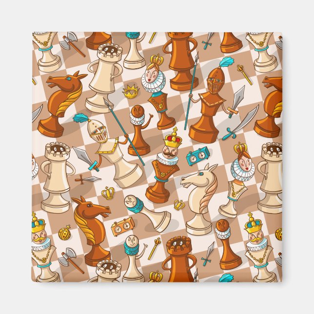 Imã batalha de xadrez (Frente)