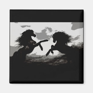 Imã Batalha dos Cavalos - Arte Equina