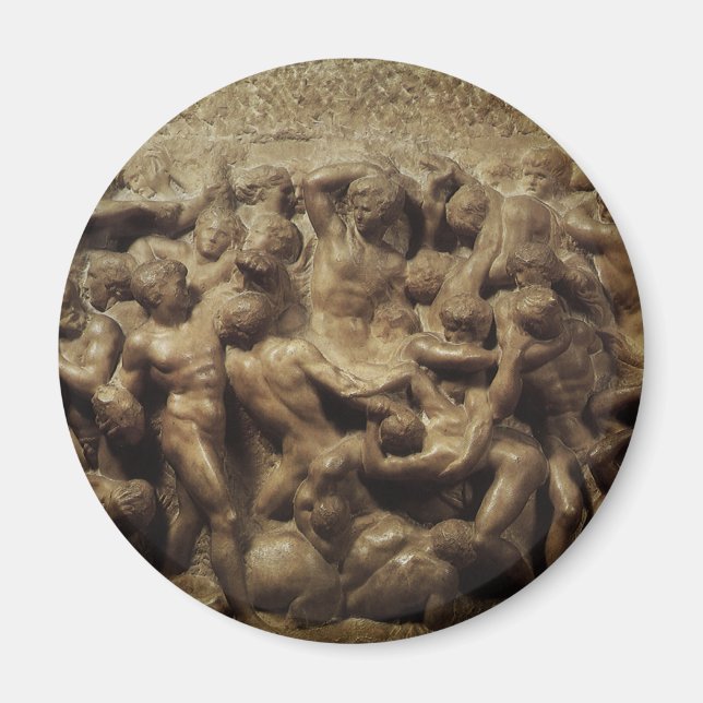 Imã Batalha dos Lápitas e Centauros de Michelangelo (Frente)